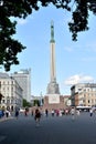 Freedom Monument in Riga, capital city of Latvia